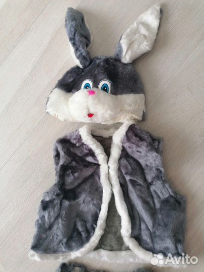 Новогодний костюм, зайченок 3-7 лет