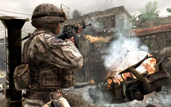 Call of Duty 4 Modern Warfare, б/у, множ.царап., б