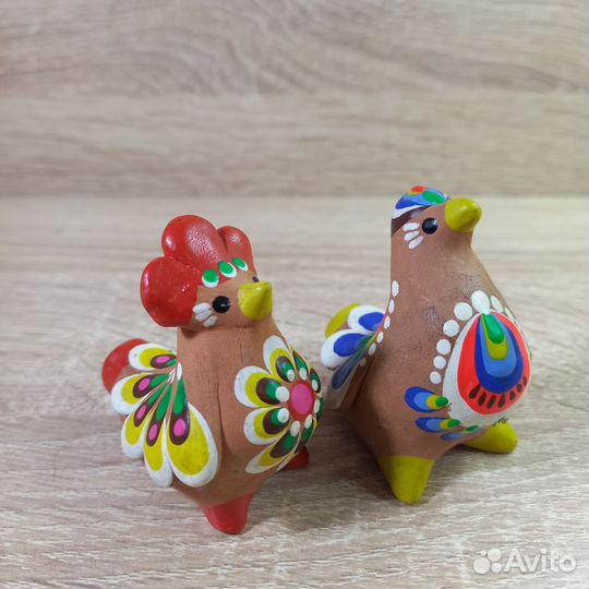 Торжокские глиняные свистульки