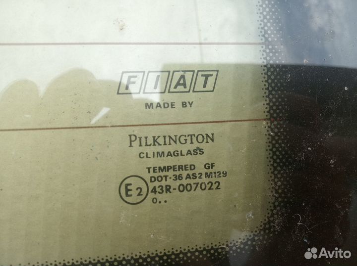 Стекло заднее фиат пунто 188