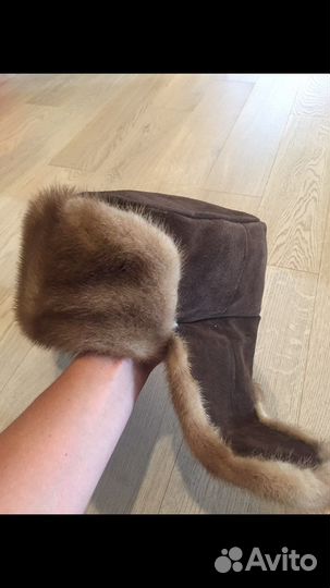 Шапки меховые, мохер, шерстяные