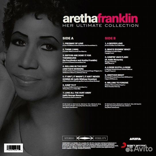 Виниловая пластинка Aretha Franklin - Her Ultimate
