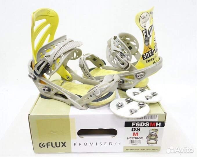 Крепления для сноуборда Flux DS Heritage размер M
