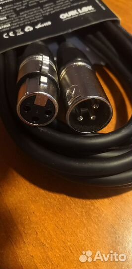 Микрофонный кабель 5 метров Quik Lok MX775-5