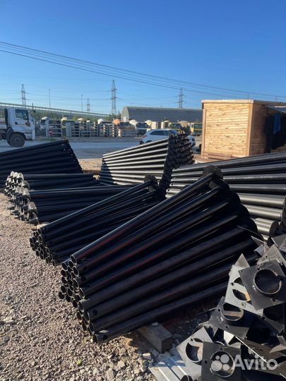 Винтовые сваи для забора с установкой