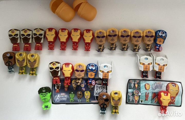 Игрушки из киндер сюрприза пакетом