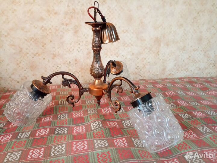 Люстра потолочная бу