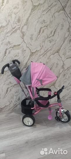 Велосипед с родительской ручкой