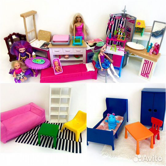 Мебель Барби Mattel и икея
