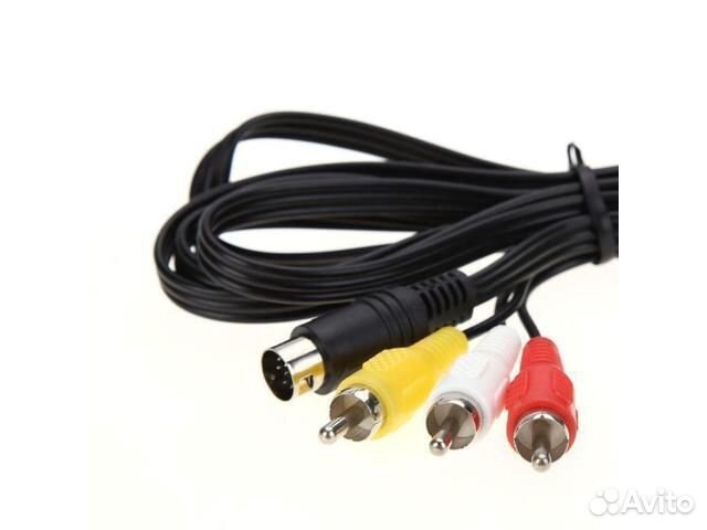 Кабель с 3.rca к Sega - 1.8 метра