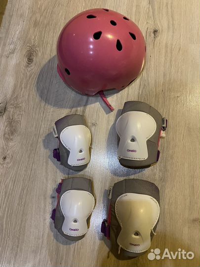 Коньки nordway детские 26-30, шлем и защита