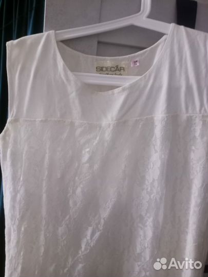 Платье туника белая sedicar