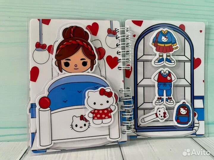 Hello kitty игра на липучках