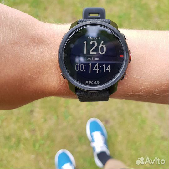 Не новые часы Polar Grit X на новом ремешке