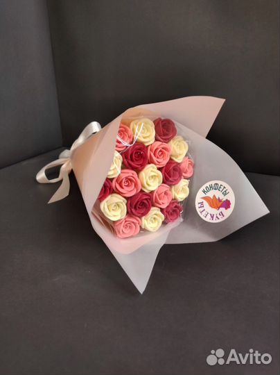 Букет Роз из Бельгийского Шоколада на 14 Февраля