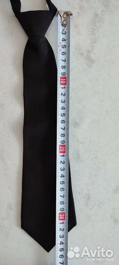 Галстук мужской черный