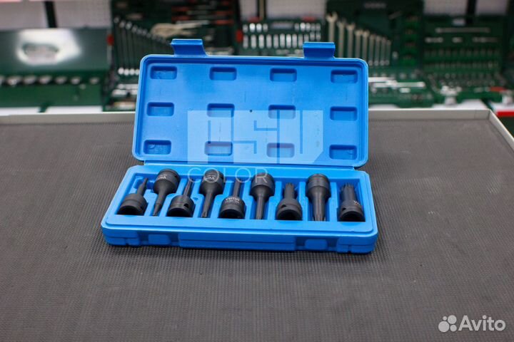 Набор ударных головок torx