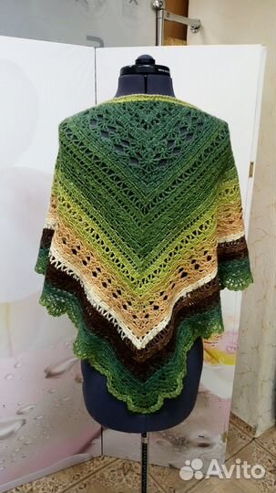 Платок ручной работы