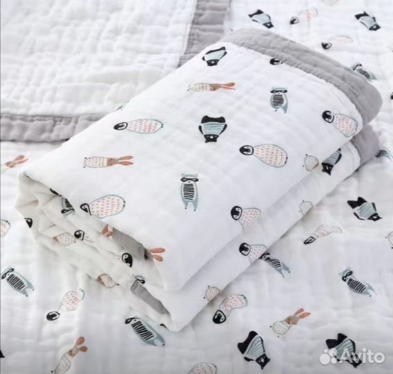 Детские муслиновые одеяла/покрывала, уголок