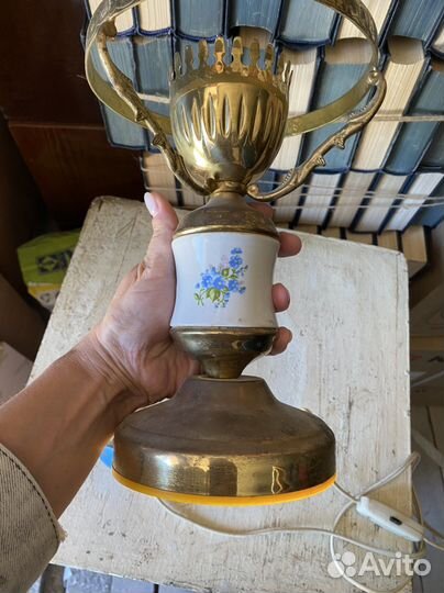 Лампа настольная ретро винтаж