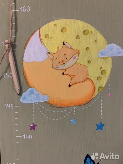 Ростомер детский ручная работа