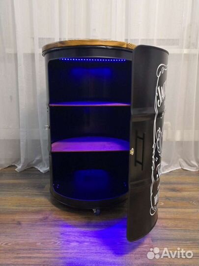 Бочка-бар Jack Daniel's с гравировкой