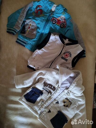Вещи одежда на мальчика пакетом 9мес-1.2