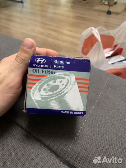 Оригинальный масляный фильтр kia/hyundai