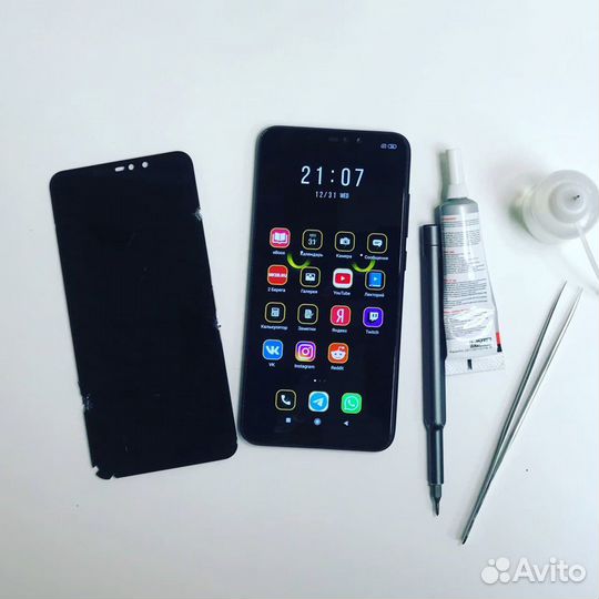 Замена экрана Honor Huawei iPhone Xiaomi Meizu