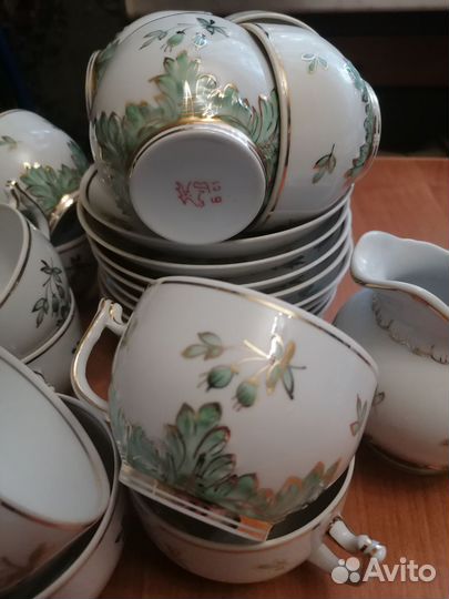 Бронь Чайный сервиз Вербилки СССР Барбарис