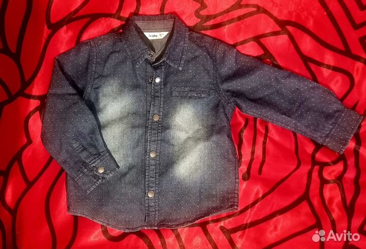 Рубашка джинсовая