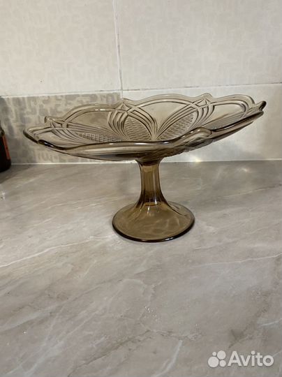 Конфетница стекло СССР