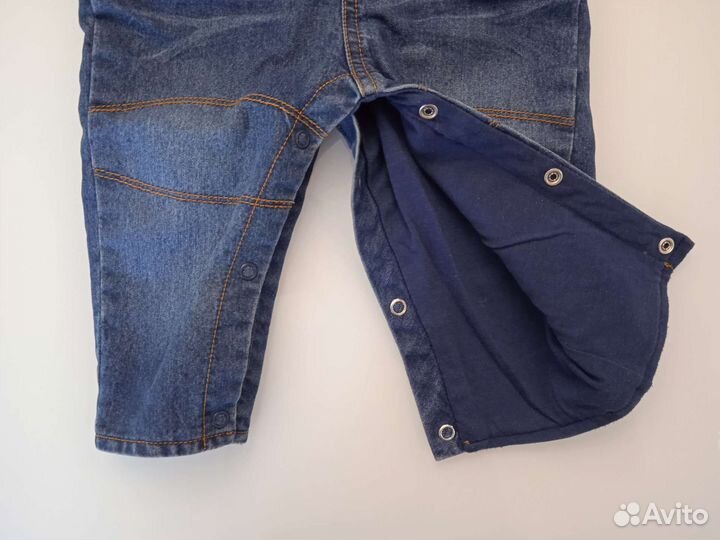 Джинсовый полукомбинезон Baby Club Новый