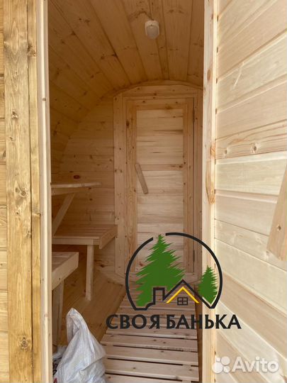 Баня бочка под ключ