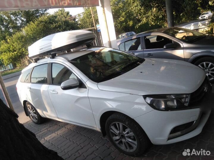 Багажник-бокс Магнум 390 л на LADA Vesta