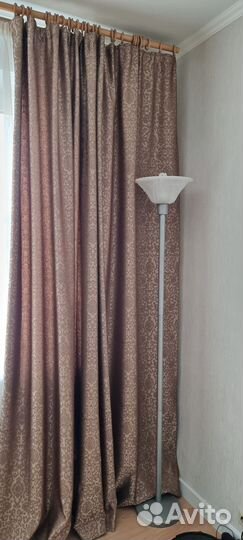 Шторы и покрывало бу