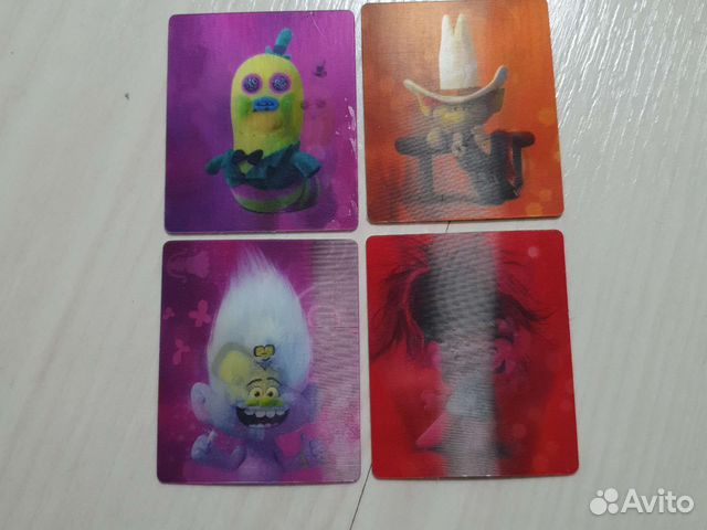 Карточки тролли Пятерочка Новые обмен