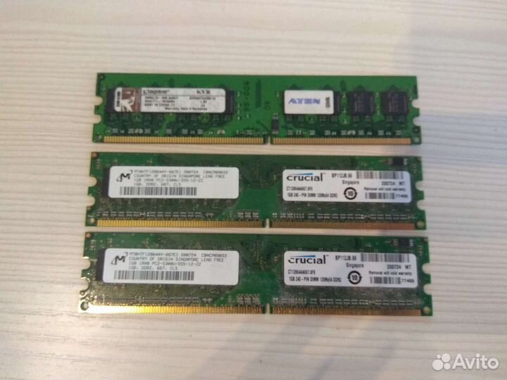 Оперативная память DDR2 1GB
