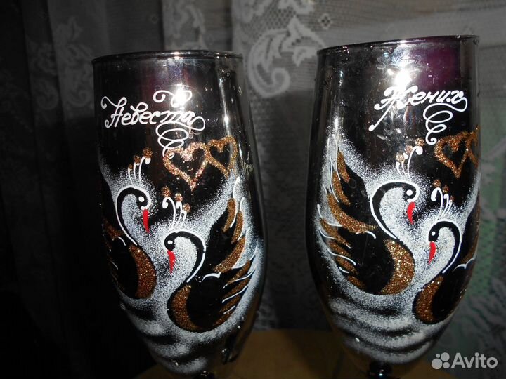 Фужеры для новобрачных