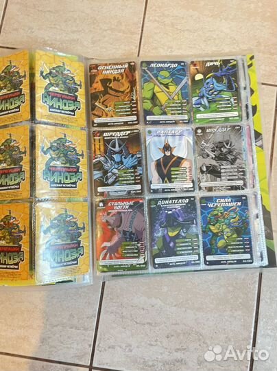 Черепашка-ниндзя альбом с карточками