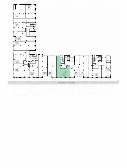 Аренда, торговое помещение площадью 93.5 кв.м