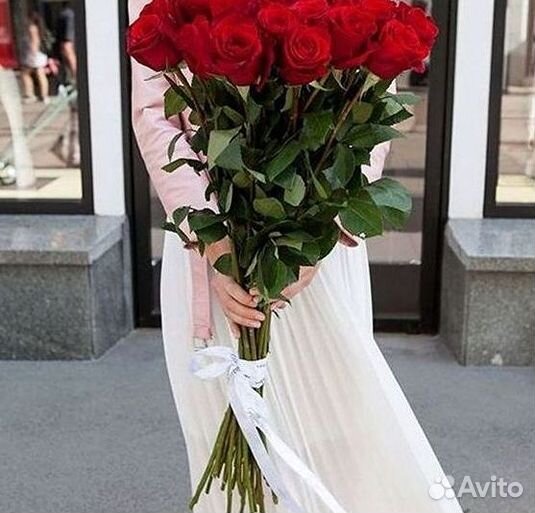 Высокие розы Букеты с доставкой