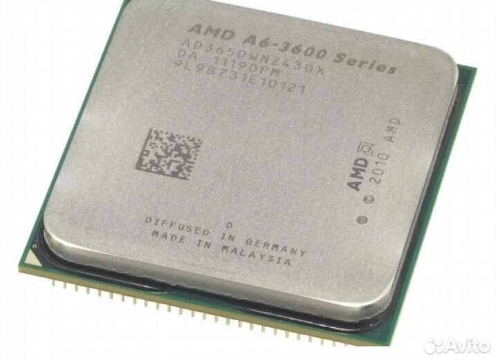 Процессор AMD A6-3650 socket FM1