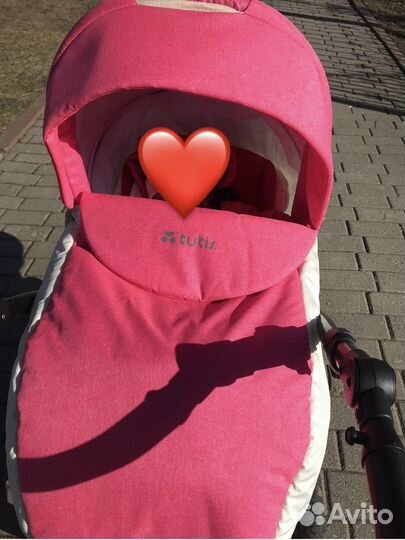 Детская коляска трансформер 3 в 1 tutis