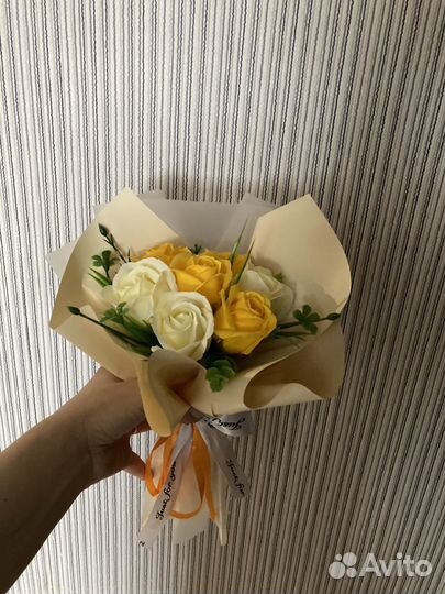 Букеты из мыльных цветов