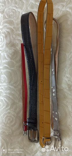 Женские пояса из натуральной кожи