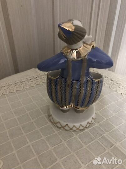 Карандашница фарфор СССР Клоун