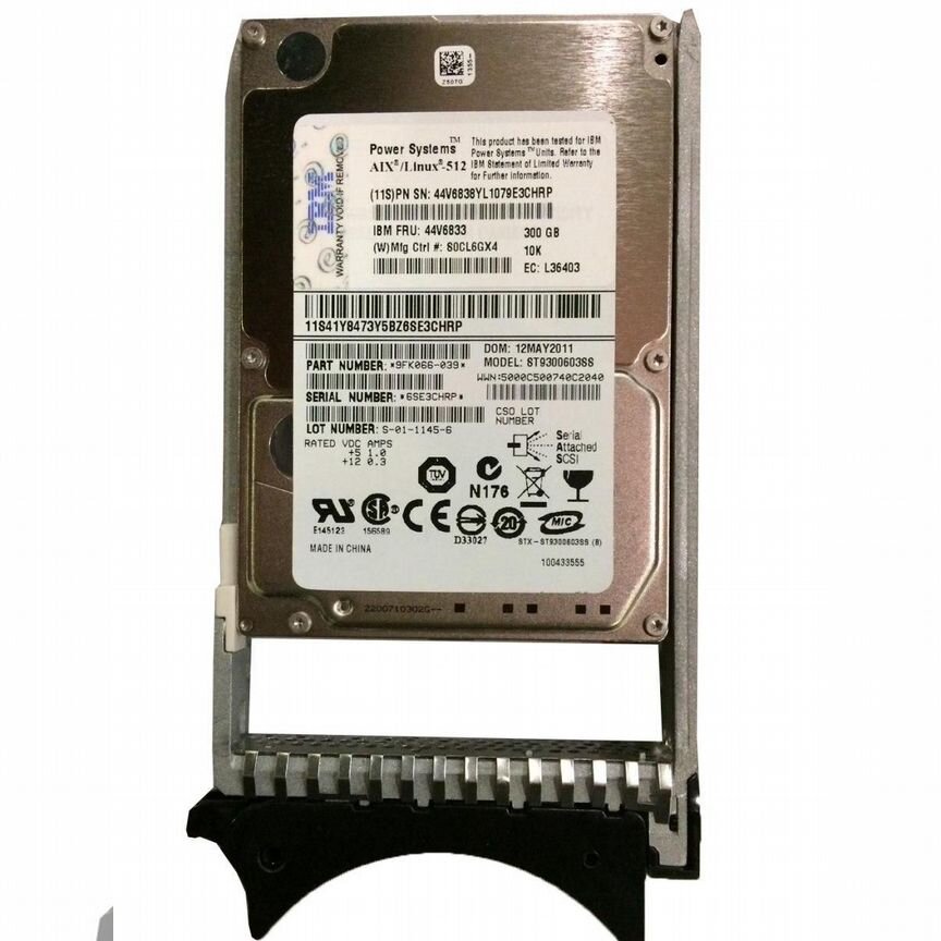 [00E6167] Жесткий Диск Ibm 300gb Sas 2.5 00e6167