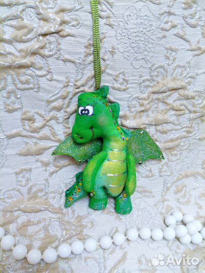 Дракошка,игрушка на елку.Сувенир,символ 2024 года