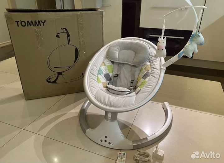 Детские электронные качели tommy